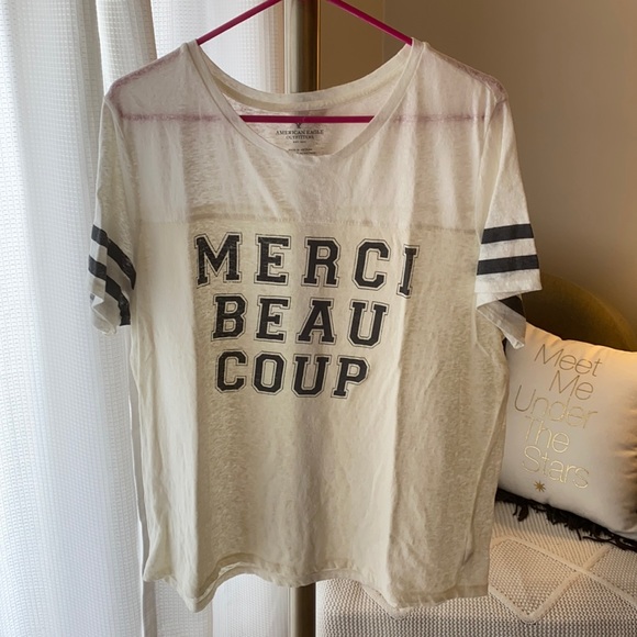 American Eagle Outfitters Tops - AE Merci Beau Coup shirt